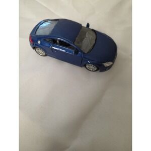 Kinsmart Audi TT 2008 Cobalt Blue Hardtop Coupe 1/32 Scale Diecast Car